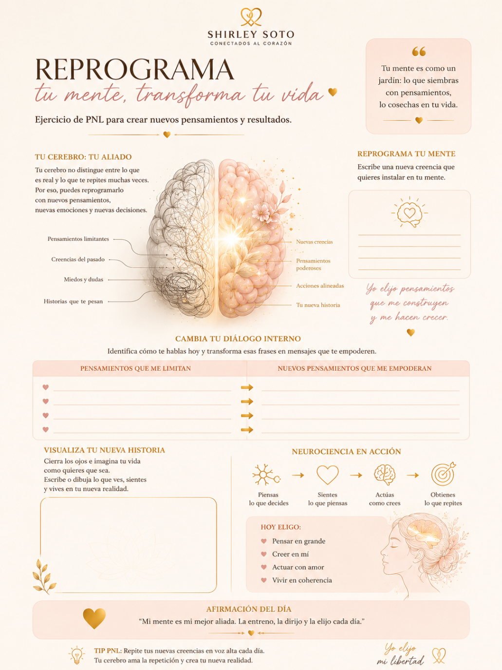 Reprograma tu mente, transforma tu vida