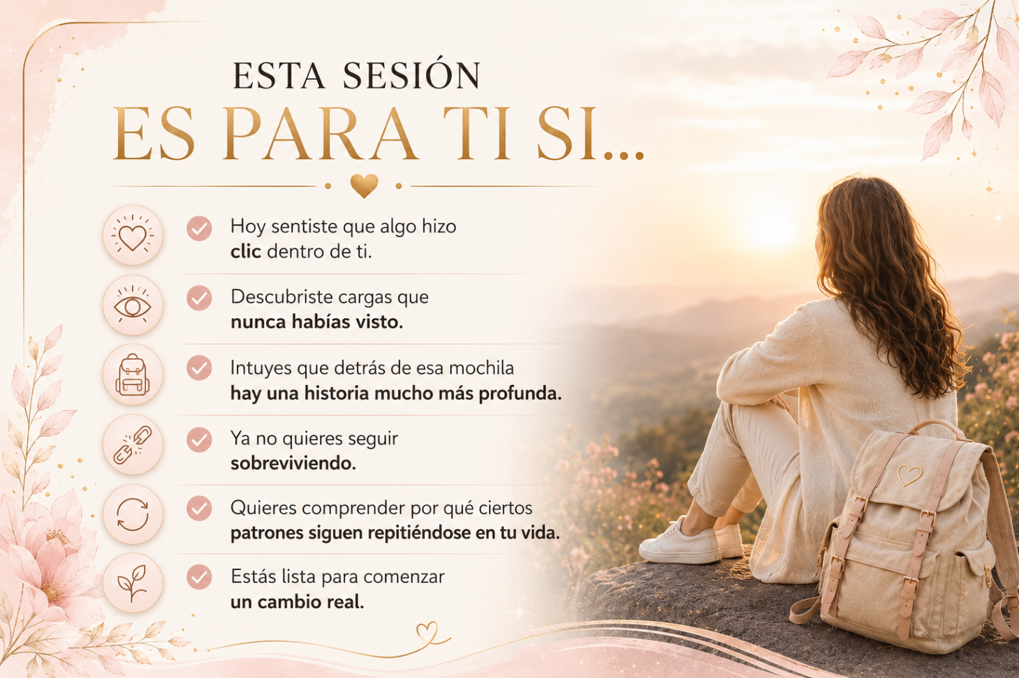 Esta sesión es para ti si...
