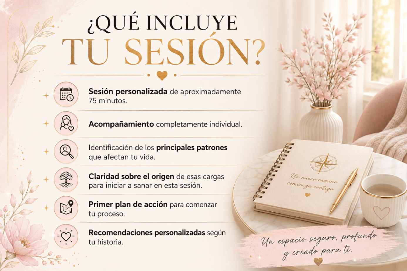 ¿Qué incluye tu sesión?